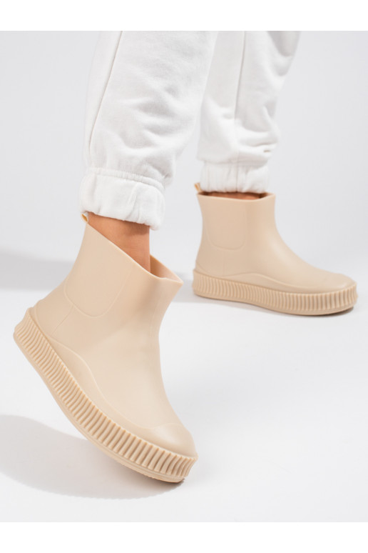 gumové boty béžové Shelovet gumové boty béžové Shelovet