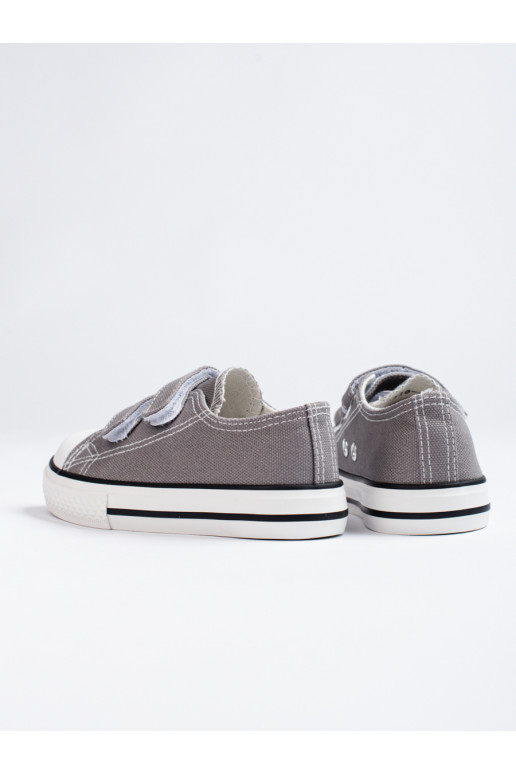 Dětské tenisky na suchý zip šedé Vico