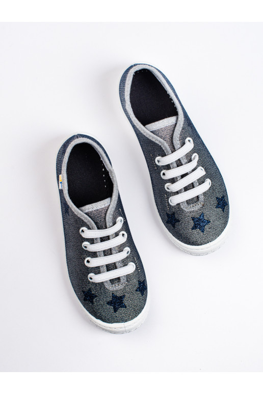 Nazouvací šedé dětské tenisky 3F