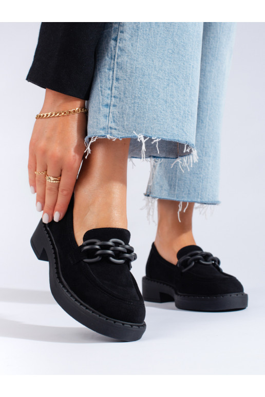Dámské mokasíny Potocki semišové černé