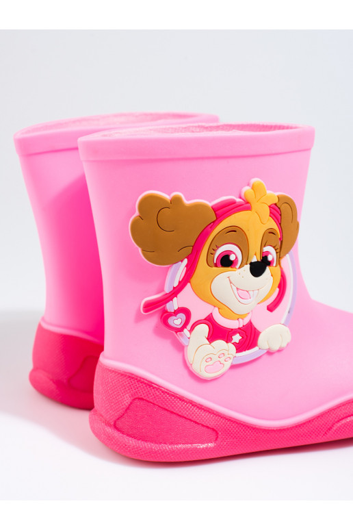 Dětské holínky Paw Patrol Shelovet světle růžové