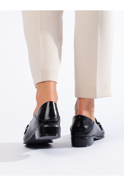 Černé lakované dámské lordsy Shelovet