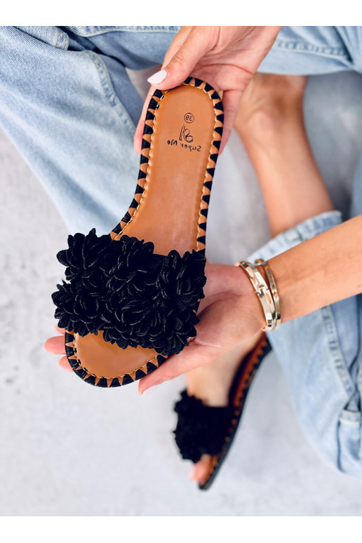 Moteriškos šlepetės  PRIMA BLACK