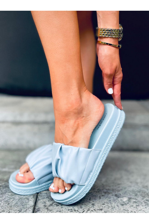 Šlepetės  žydros spalvos ATISSA BLUE