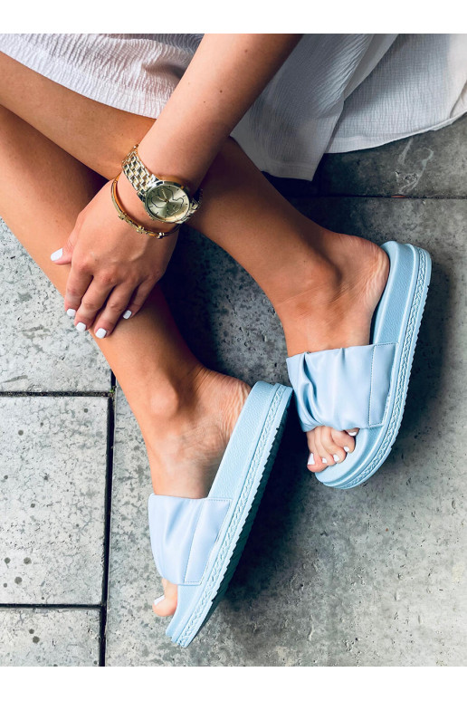 Šlepetės  žydros spalvos ATISSA BLUE