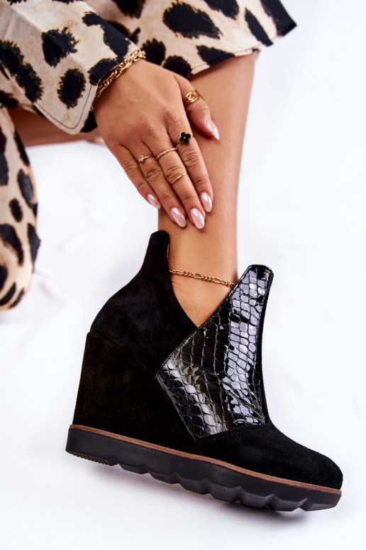 Zomšiniai  Aulinukai su platforma... Zomšiniai  Aulinukai su platforma...