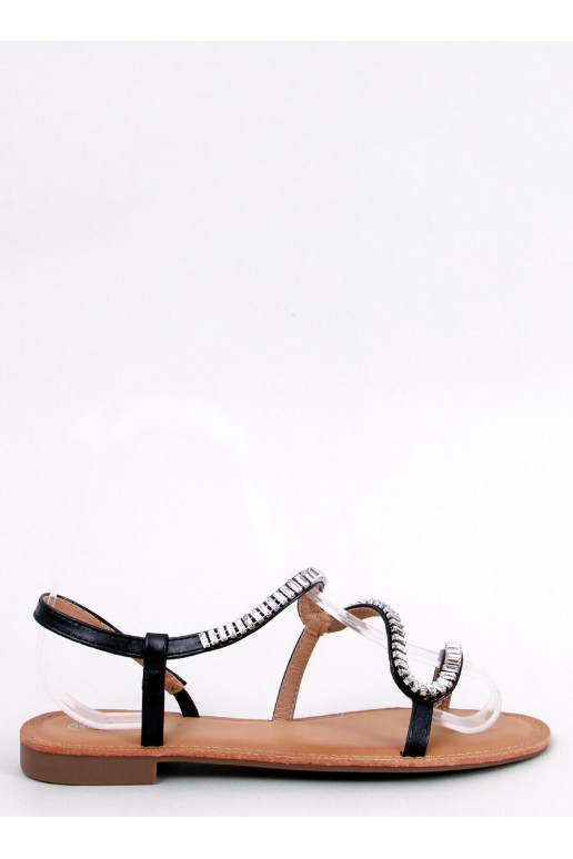 Juodos spalvos sandalai su...