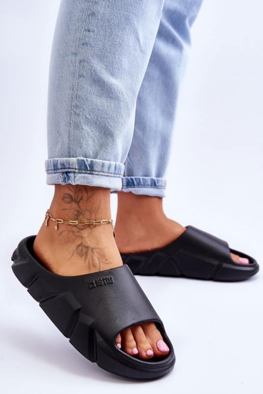 Lengvos šlepetės Big Star  juodos... Lengvos šlepetės Big Star  juodos...