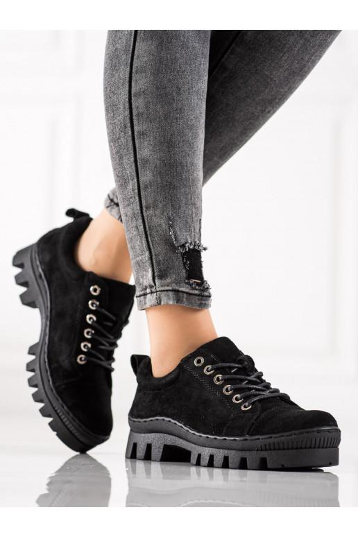 Juodos spalvos batai su platforma S....
