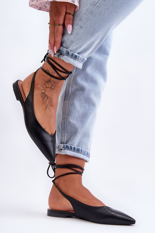 Balerinos su kaspinėliais juodos... Balerinos su kaspinėliais juodos...