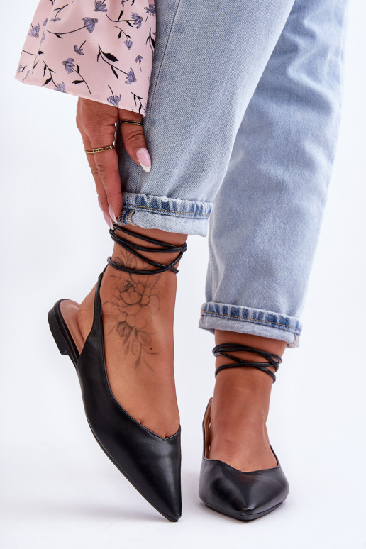 Balerinos su kaspinėliais juodos... Balerinos su kaspinėliais juodos...