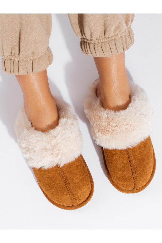 Dámské pantofle camelové Shelovet