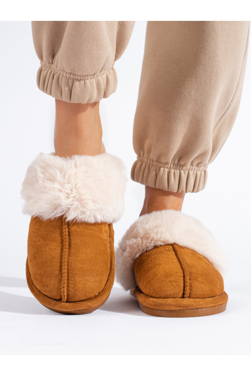 Dámské pantofle camelové Shelovet