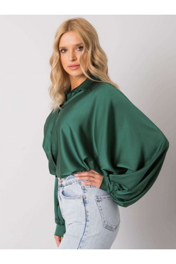 Zelená košile s širokými... 2