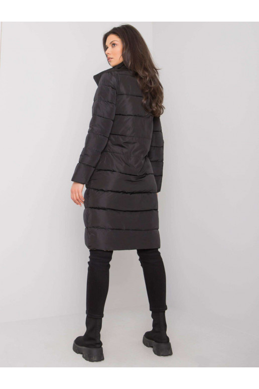 Černá prošívaná zimní bunda Alabama Černá prošívaná zimní bunda Alabama