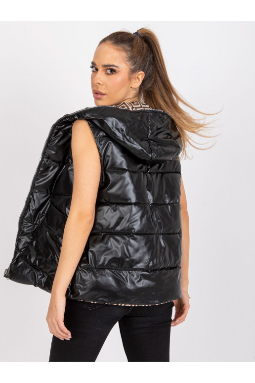 Černá prošívaná oboustranná Addison...