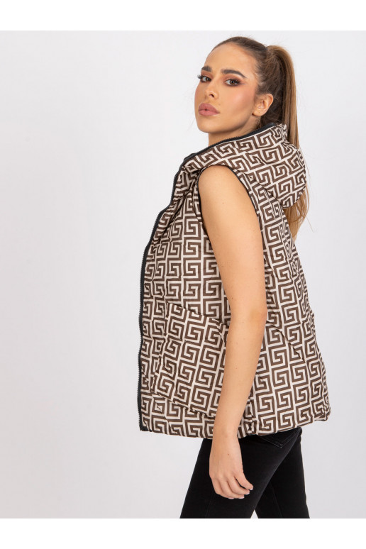 Černá prošívaná oboustranná Addison...