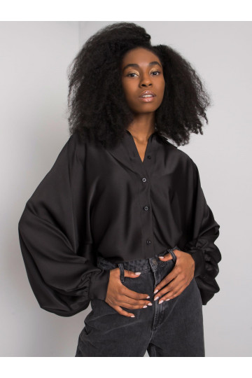 Černá košile s širokými...