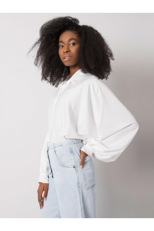 Bílá košile s širokými rukávy Cristina