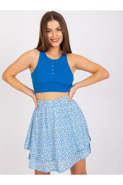 Modrý top Riley RUE PARIS se...