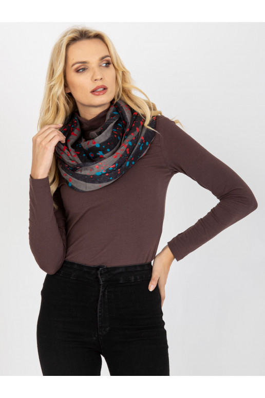 Graue Damen-Schlinge Chimney mit Prints