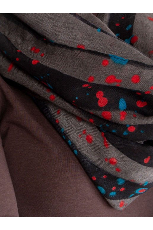 Graue Damen-Schlinge Chimney mit Prints