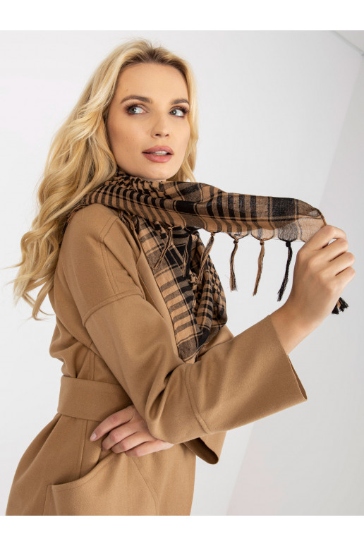 šátek -AT-CH-ARAFAT.37-černo-béžová