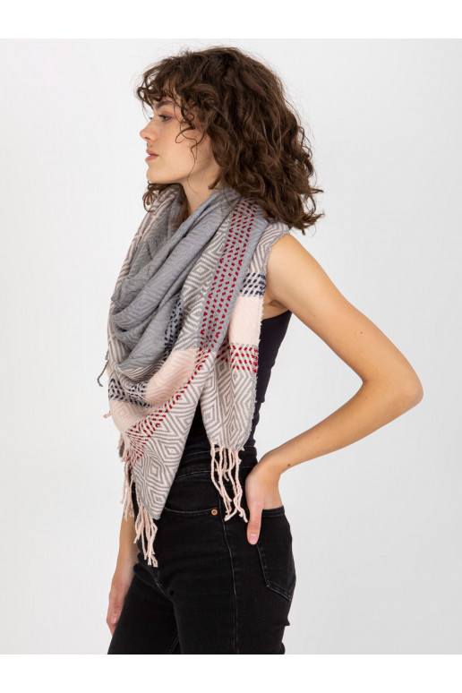 Šátek-AT-SZ-2001-1,87-šedo-růžový