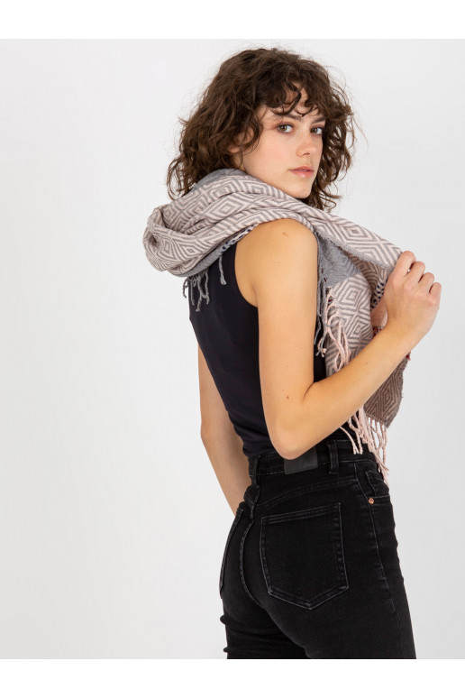 Šátek-AT-SZ-2001-1,87-šedo-růžový