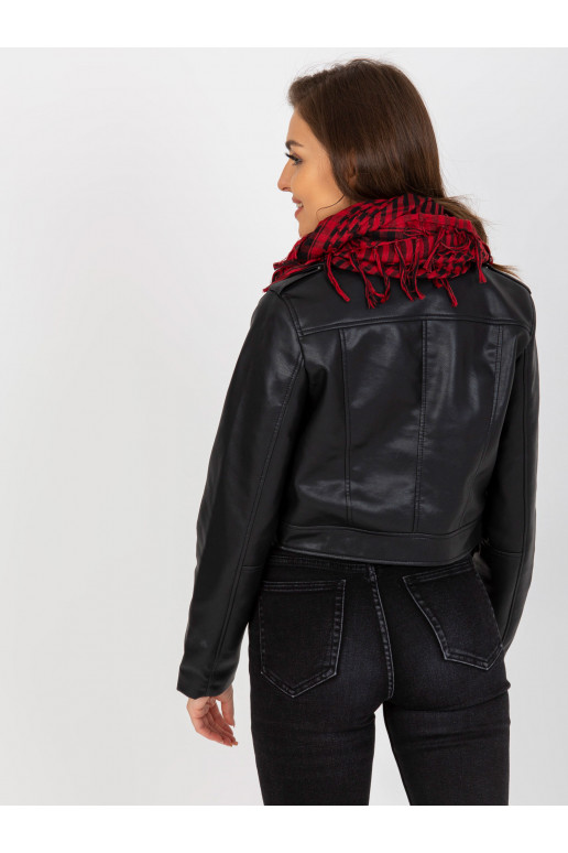 Kostkovaný šátek vínové a černé arafatky